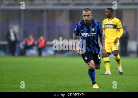 Torino, Italia. 31 novembre 2020. Radja Naindgolan del FC Internazionale durante la Serie A match tra FC Internazionale e Parma Calcio. Foto Stock