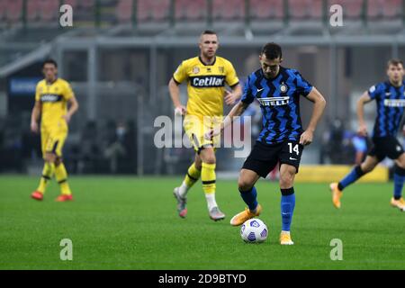 Torino, Italia. 31 novembre 2020. Ivan Perisic del FC Internazionale durante la Serie A match tra FC Internazionale e Parma Calcio. Foto Stock