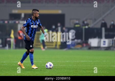 Torino, Italia. 31 novembre 2020. Arturo Vidal del FC Internazionale durante la Serie A match tra FC Internazionale e Parma Calcio. Foto Stock