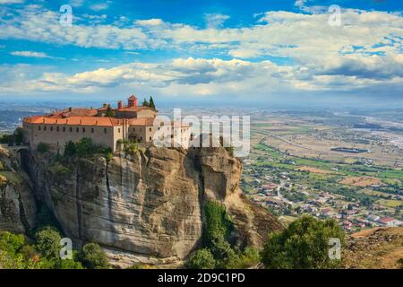 Monastero di Santo Stefano in una giornata di sole Foto Stock