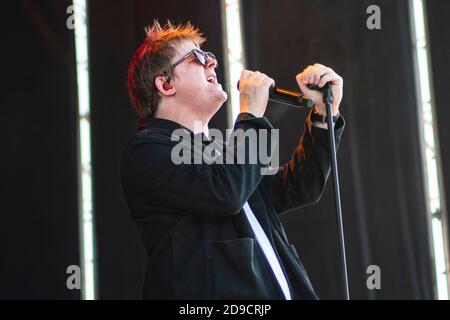 Madrid, Spagna. 11 luglio 2019: Lewis Capaldi suona al MadCool Festival di Madrid, Spagna. 11 luglio 2019. Credito: Oscar Gil/Alfa Images Foto Stock