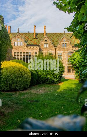 Sensazioni autunnali nella bellissima valle di Werra - Turingia / Germania Foto Stock