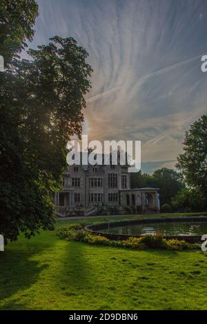 Sensazioni autunnali nella bellissima valle di Werra - Turingia / Germania Foto Stock