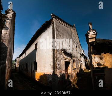 Guangxi guilin Tang Jiatun irrigazione Contea di Yang Foto Stock