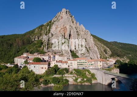 Geografia / viaggio, Francia, Sisteron, vista su Sisteron, diritti aggiuntivi-clearance-Info-non-disponibile Foto Stock