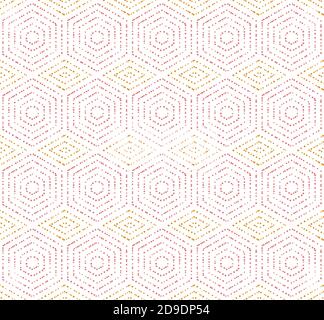 Modello a punti senza giunture vettoriale Illustrazione Vettoriale