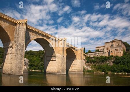 Geografia / viaggio, Francia, Languedoc-Roussillon, Blauzac, ponte Pontian Saint-Nicolas de Campagnac, , diritti-aggiuntivi-clearance-Info-non-disponibile Foto Stock