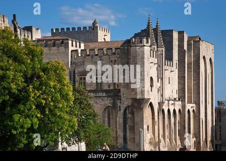 Geografia / viaggio, Francia, Avignone, Palazzo Papale ad Avignone, diritti-aggiuntivi-clearance-Info-non-disponibile Foto Stock