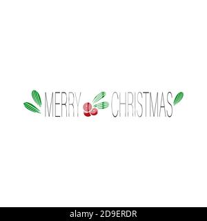 Allegro biglietto di auguri di Natale tipo vettoriale nuovo anno congratulazioni . Illustrazione vettoriale Illustrazione Vettoriale