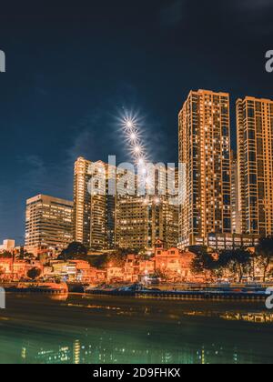 Skyline di Mandaluyong Foto Stock