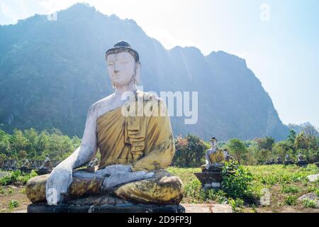 statua di buddha in thailandia Foto Stock