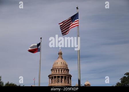 Texas Austin Legislature UT LBJ Foto Stock