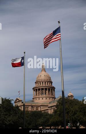 Texas Austin Legislature UT LBJ Foto Stock