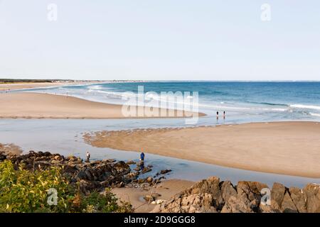 Ogunquit Beach nel Maine, Stati Uniti, Stati Uniti. Foto Stock