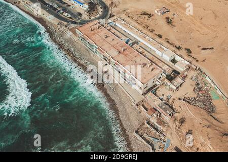 Veduta aerea di la Herradura, Chorrillos - Perù. Vista panoramica. Foto Stock