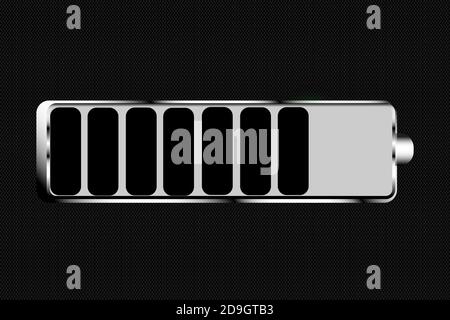 barra di caricamento avanzamento vettore, icona di caricamento Illustrazione Vettoriale