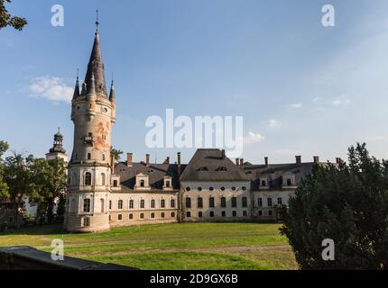 Pałac w Bożkowie / Château de Bozkow / Palazzo Bozkow Foto Stock