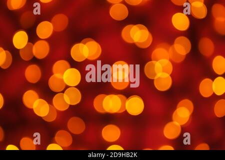 Sfondo astratto con luci sfocate Foto Stock