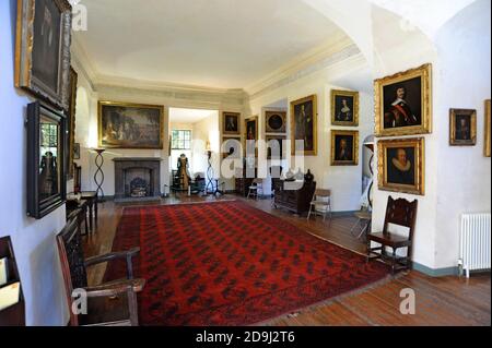 Alloa Tower, una storica torre fortificata del XIV secolo, che ospita la VI famiglia Erskine e il conte di Mar, Alloa, Clackmannanshire, Scozia Foto Stock