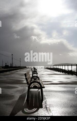 Largs lungomare Foto Stock