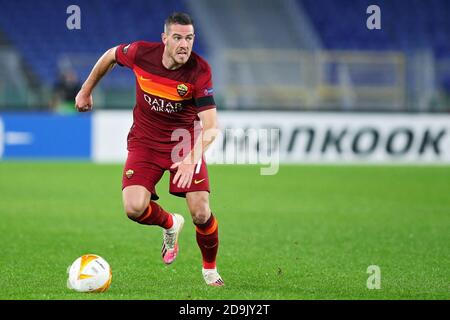 Jordan Veretout di Roma in azione durante la UEFA Europa League, Group Stage, Gruppo A partita di calcio tra AS Roma e cfr Cluj il 5 novembre 202 P Foto Stock