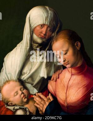 Vergine con Bambino e Sant'Anna, Albrecht Durer, 1519, Metropolitan Museum of Art, Manhattan, New York City, USA, Nord America Foto Stock