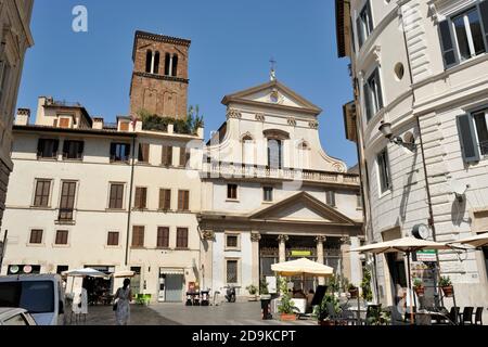 Basilica di Sant'Eustachio a Platana, Piazza Sant'Eustachio, Roma, Italia Foto Stock