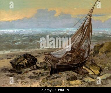 The Fishing Boat, Gustave Courbet, 1865, Metropolitan Museum of Art, Manhattan, New York City, USA, Nord America Foto Stock