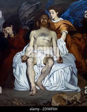 The Dead Christ with Angels, Edouard Manet, 1864, Metropolitan Museum of Art, Manhattan, New York City, USA, Nord America Foto Stock