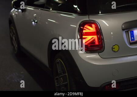 Luce posteriore del Mini Cooper se elettrico Foto Stock