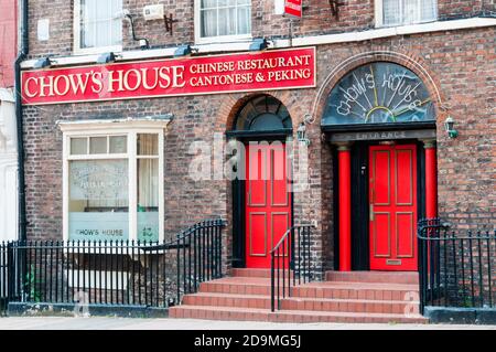 Ristorante cinese Chow's House a Nelson Street, Liverpool. Foto Stock