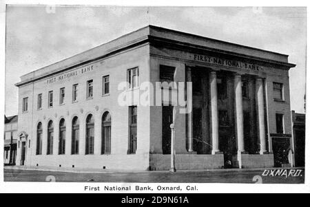 Oxnard, California Historic Post Cards Foto Stock