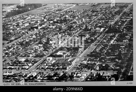 Oxnard, California Historic Post Cards Foto Stock