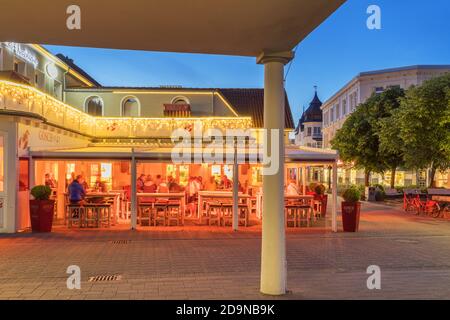 Serata sull'isola di Norderney, Frisia orientale, bassa Sassonia, Germania settentrionale, Germania, Europa Foto Stock