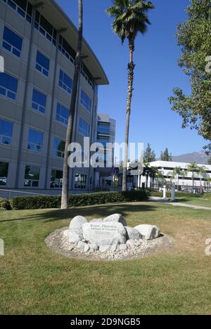 Arcadia, California, USA 4 novembre 2020 UNA visione generale dell'atmosfera del River Phoenix Memorial Garden presso il Methodist Hospital a 300 W. Huntington Drive il 4 novembre 2020 ad Arcadia, California, USA. Foto di Barry King/Alamy Stock foto Foto Stock