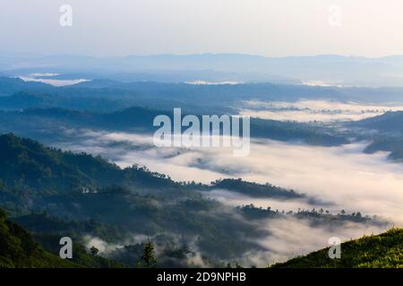 Il paesaggio più bello del Bangladesh Foto Stock