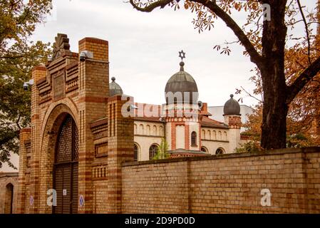 Germania, Sassonia-Anhalt, Halle, sinagoga ebraica Foto Stock