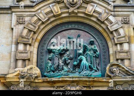 Chiesa di San Nicolas, Bilbao, Bizkaia, Spagna Foto Stock