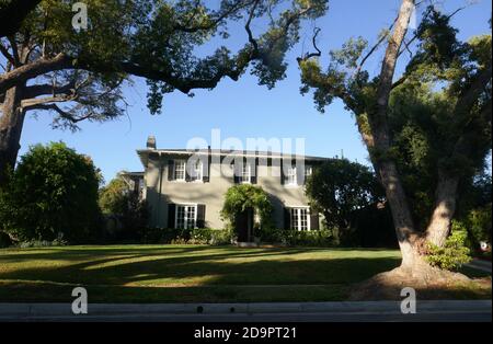 South Pasadena, California, USA 4 novembre 2020 UNA visione generale dell'atmosfera di Liar, Liar House Filming Location al 1004 Highland Avenue il 4 novembre 2020 a South Pasadena, California, USA. Foto di Barry King/Alamy Stock foto Foto Stock