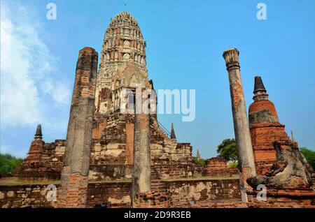 Monumenti di buddha, rovine di Ayutthaya Foto Stock