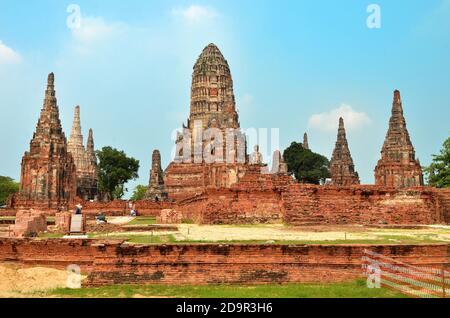 Monumenti di buddha, rovine di Ayutthaya Foto Stock