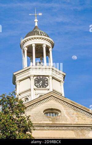 Mississippi Vicksburg Old Court House Museum, edificio storico Weathervane torre dell'orologio cupula, Foto Stock