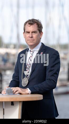 05 settembre 2020, Schleswig-Holstein, Kiel: Ulf Kämpfer (SPD) è stato sindaco della capitale dello Stato dello Schleswig-Holstein Kiel dall'aprile 2014. Foto: Markus Scholz/dpa Foto Stock