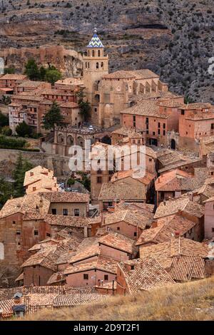 Albarracin, il villaggio più bello della Spagna Foto Stock