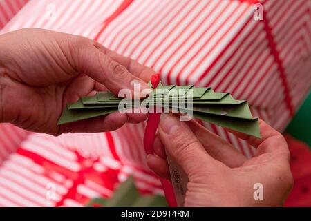 Carta passi albero di natale utilizzare solo UK / E-MAIL PER CANCELLARE ALTRO DIRITTI Foto Stock