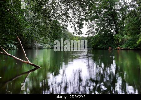 Lago Tegel a Berlino, Germania Foto Stock