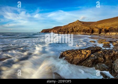 Chapel Porth; vicino a St Agnes; Cornovaglia; Regno Unito Foto Stock