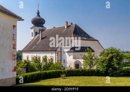 Monastero Cantina Thallern Vicino Gumpoldskirchen, Bassa Austria, Austria Foto Stock