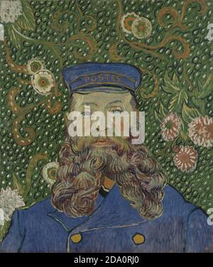 Ritratto di Joseph Roulin – Arte di Vincent Willem van Gogh Foto Stock