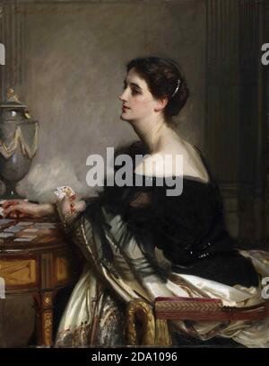 John Singer Sargent, americano (Londra attiva, Firenze e Parigi), 1856-1925 -- Ritratto di Lady Eden Foto Stock